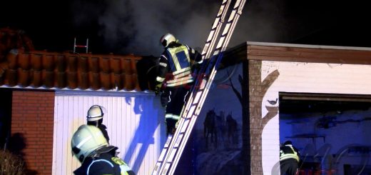 Garage brennt Silvester 2020