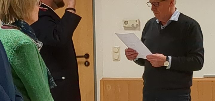 Vereidigung Dennis Jahn